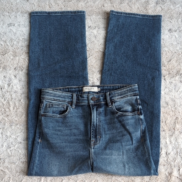 Hidden Los Angeles Clean Classic High Rise Straight Jeans - Picture 4 of 7